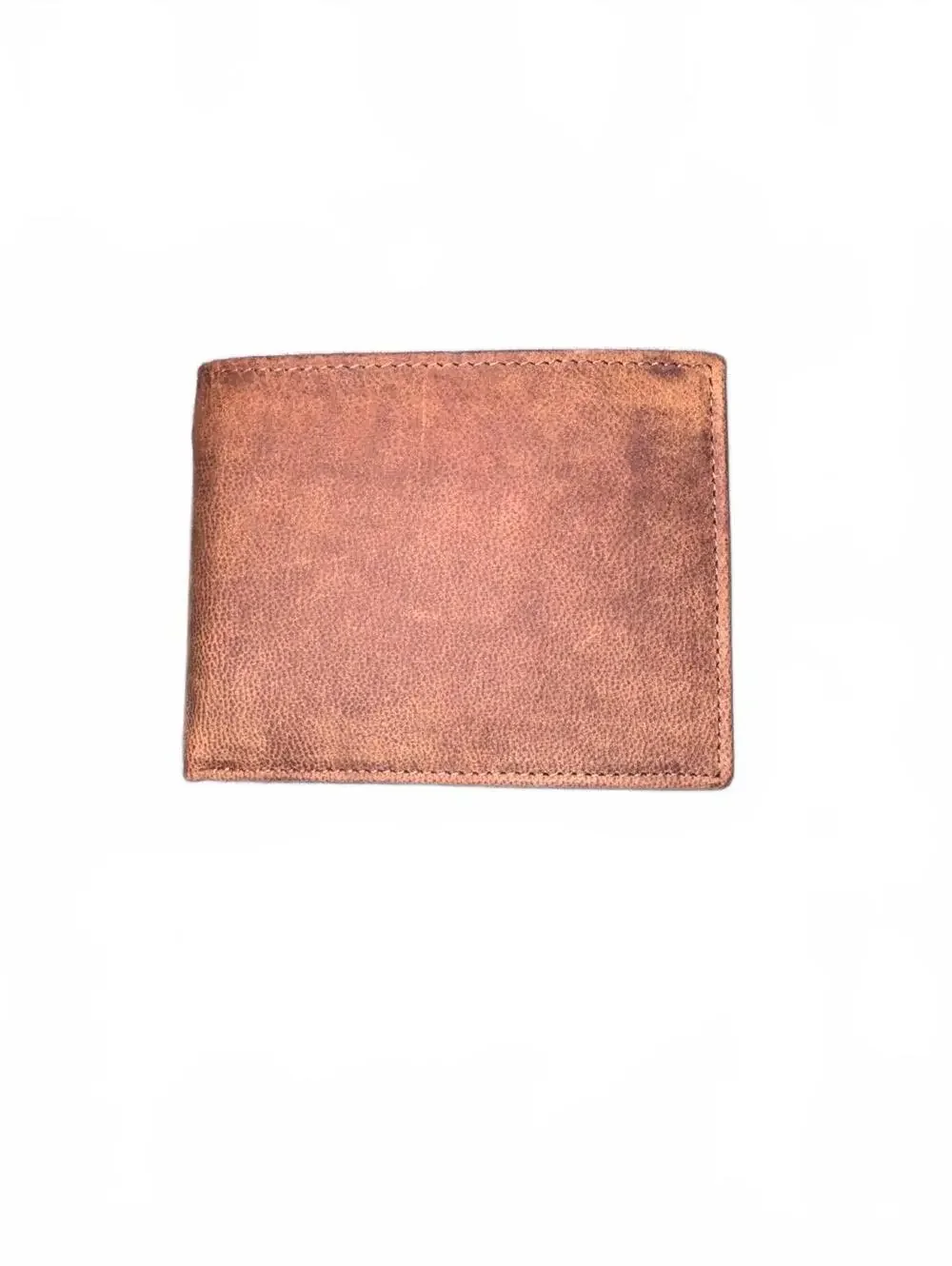 Brown Genuine Leather RFID Wallet with Multiple Card Slots
